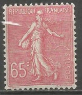 France - Semeuse Lignée N°201** 65c. Rose - 1903-60 Sower - Ligned