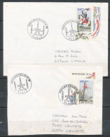 France 1989 Philexfrance 2 Lettres Ayant Circulé - Autres & Non Classés