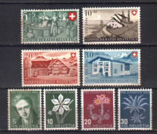 SWITZERLAND STAMPS, 1946. Sc.#B154-B161, MNH - Unused Stamps