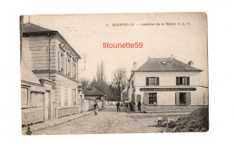 95- EZANVILLE- CARREFOUR De La MAIRIE- "C.VERMEIREN Commerce De VINS-EPICERIE"-Ecrite- Correspondance Militaire - Ezanville