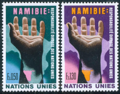 VAR1/S Naciones Unidas  Ginebra  Nº 52/53   1975  Namibia Responsabilidad De L - Sonstige & Ohne Zuordnung
