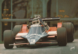 CPA GRAND PRIX DE MONACO 1980 PILOTE JEAN PIERRE JARIER SUR AUTOMOBILE TYRREL 010 N07 - Le Mans