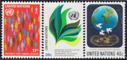 Naciones Unidas New York 359/61 1982 Símbolos MNH - Autres & Non Classés