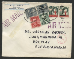 01254*USA To CZECHOSLOVAKIA*AIRMAIL COVER*1962 - Cartas & Documentos