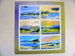 Small Sheetlet Art Paintings Landscapes Ferte-defteen 6 Stamps - Otros & Sin Clasificación