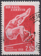 1958 Brasilien ° Mi:BR 930, Sn:BR 864, Yt:BR 647, 8th Children's Games - Rio De Janeiro, Sport - Usati