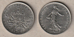 02425) Frankreich, 5 Francs 1973 - 5 Francs