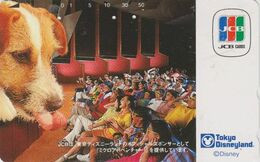 Télécarte JAPON / 110-189822 - DISNEY DISNEYLAND JCB - MICRO ADVENTURE & Chien Dog - JAPAN Free Phonecard - Disney