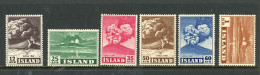 -Iceland-1948-"Volcano's"-MH (*) - Nuevos