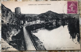 Luzech Les Quais Et L'eglise - Luzech