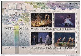 1993 Finnland Mi.  Bl 10**MNH  Eröffnung Des Opernhauses Helsinki - Nuevos