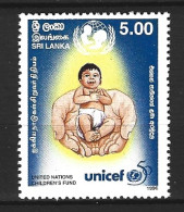 SRI LANKA. N°1112 De 1996. UNICEF. - UNICEF