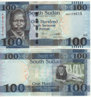 South Sudan  New 100 Sudanese Pounds     Dated  2019   ( Dr. John Garang De Mabior + Lion & Watefalls At Back ) - South Sudan