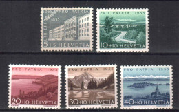 SWITZERLAND STAMPS, 1955. Sc.#B242--B246, MNH - Unused Stamps
