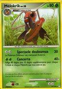 Carte Pokemon 27/123 Melokrick 80pv 2008 - Autres & Non Classés