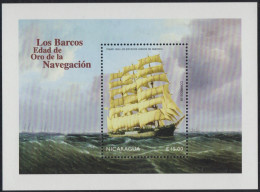 Nicaragua HB 283A 1998 Barco De La Edad De Oro De La Navegación MNH - Nicaragua