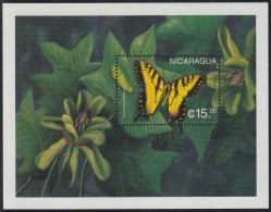 Nicaragua HB 280 1998 Fauna Mariposas Butterflies MNH - Nicaragua