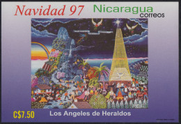 Nicaragua HB 272A 1997 Navidad Chritsmas MNH - Nicaragua