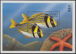 Nicaragua HB 276 1998 Flora Y Fauna Del Trópico Peces Fishes MNH - Nicaragua