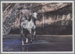 Nicaragua HB 268 1996 Caballo Horse Fauna MNH - Nicaragua