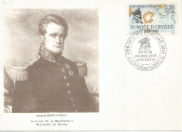 ANTARTIDA ANTARCTIC FRANCIA DUMONT D'URVILLE CONDE SUR NOIREAU - Polar Explorers & Famous People