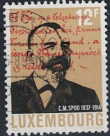 Luxemburg - 75. Todestag Von Caspar Mathias Spoo (MiNr: 1214) 1989 - Gest Used Obl - Used Stamps