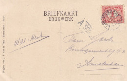 Ansicht  14 Aug 1916 Lage-Vuursche (hulpkantoor Kleinrond) - Poststempels/ Marcofilie