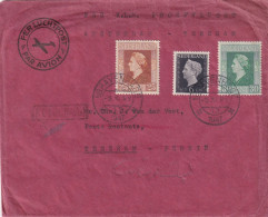KLM Proefvlucht Amsterdam Teheran 5 Nov 1947 - Poste Aérienne