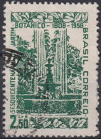 1958 Brasilien ° Mi:BR 935, Sn:BR 870, Yt:BR 651,150th Years Of Botanical Park In Rio De Janeiro - Gebraucht