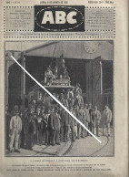 Strike At Carris Lisboa, Santo Amaro Station 1920. Public Rossio. Polo In Porto. ABC Magazine 34 Pages Greve Da Carris L - Auto/moto