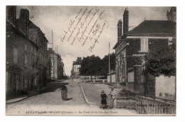 89 AILLANT SUR THOLON - La Poste Et La Rue Des Ponts - Série Toulot N° 7 - Animée - Aillant Sur Tholon