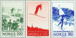 DEP7/S  Noruega Norway  Nº 746/48  1979 Cent. Del Concurso De Esquí En Huseby  - Otros & Sin Clasificación