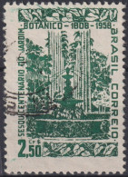 1958 Brasilien ° Mi:BR 935, Sn:BR 870, Yt:BR 651,150th Years Of Botanical Park In Rio De Janeiro - Gebraucht