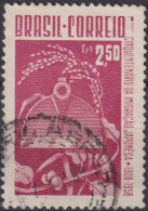 1958 Brasilien ° Mi:BR 936, Sn:BR 871, Yt:BR 652, Hoe, Rice And Cotton, 50th Anniversary Of Japanese Immigration - Gebruikt