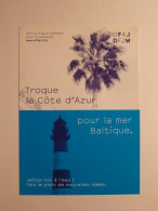 PHARE Mer Baltique - Troque Côte D'Azur - Carte Publicitaire Office Franco-allemand Jeunesse - Lighthouses