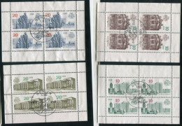 DDR 1987 750th Anniversary Of Berlin Sheetlets Used.  Michel 3075-58 Kb - Oblitérés