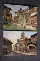 Ettore Roesler Franz - Roma Sparita - Via Della Greca. Via Chiesa S. Bonosa - Museums