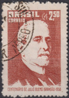 1958 Brasilien ° Mi:BR 940, Sn:BR 874, Yt:BR 657,100 Years Born Júlio Bueno Brandão - Used Stamps