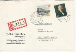 Berlin Mi 265, 353 R-Brief O Maichingen - Lettres & Documents