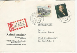 Berlin Mi 265, 353 R-Brief O Maichingen - Covers & Documents