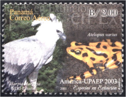 Panama A- 568 2003 Serie América UPAEP. Especies En Extinción Fauna MNH - Panama