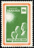 MED Panama 327 1959 X Aniversario De Los Derechos Humanos MNH - Panama