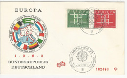 BRD Mi 406-07 FDC - 1961-1970