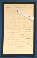 ● L.A.S 1911 Charles-Paul SAGOT Du VAUROUX évêque D'AGEN Né à Saintes Lettre Autographe - Personajes Historicos