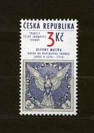 Czech Republic Tschechische Republik 1995 MNH ** Mi 63 Sc 2940 Alphonse Mucha's Design For The Newspaper Stamp Falcon - Nuovi