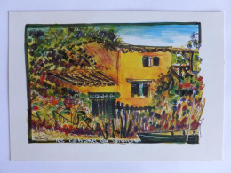 MAUGUIO (34/Hérault) - Les Cabanes Du Salaison - Carte Postale Reproduisant Dessin - Croquis - Mauguio