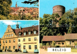 73046717 Belzig Bad Stadtblick Markt Wehrturm Im Burghof Belzig Bad - Belzig