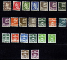 Danemark -(1967-80) - Frederik IX  - Chiffres -  Neufs** - MNH - Unused Stamps