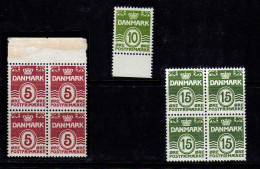 Danemark - Chiffres -  Neufs** - MNH - Unused Stamps