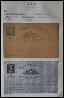 PORTUGAL AZORES AÇORES HORTA 1897 KING CARLOS I 10 + 10  Rs REPLY PAID MNH** BILHETE POSTAL PORTUGAL E HESPANHA - Horta